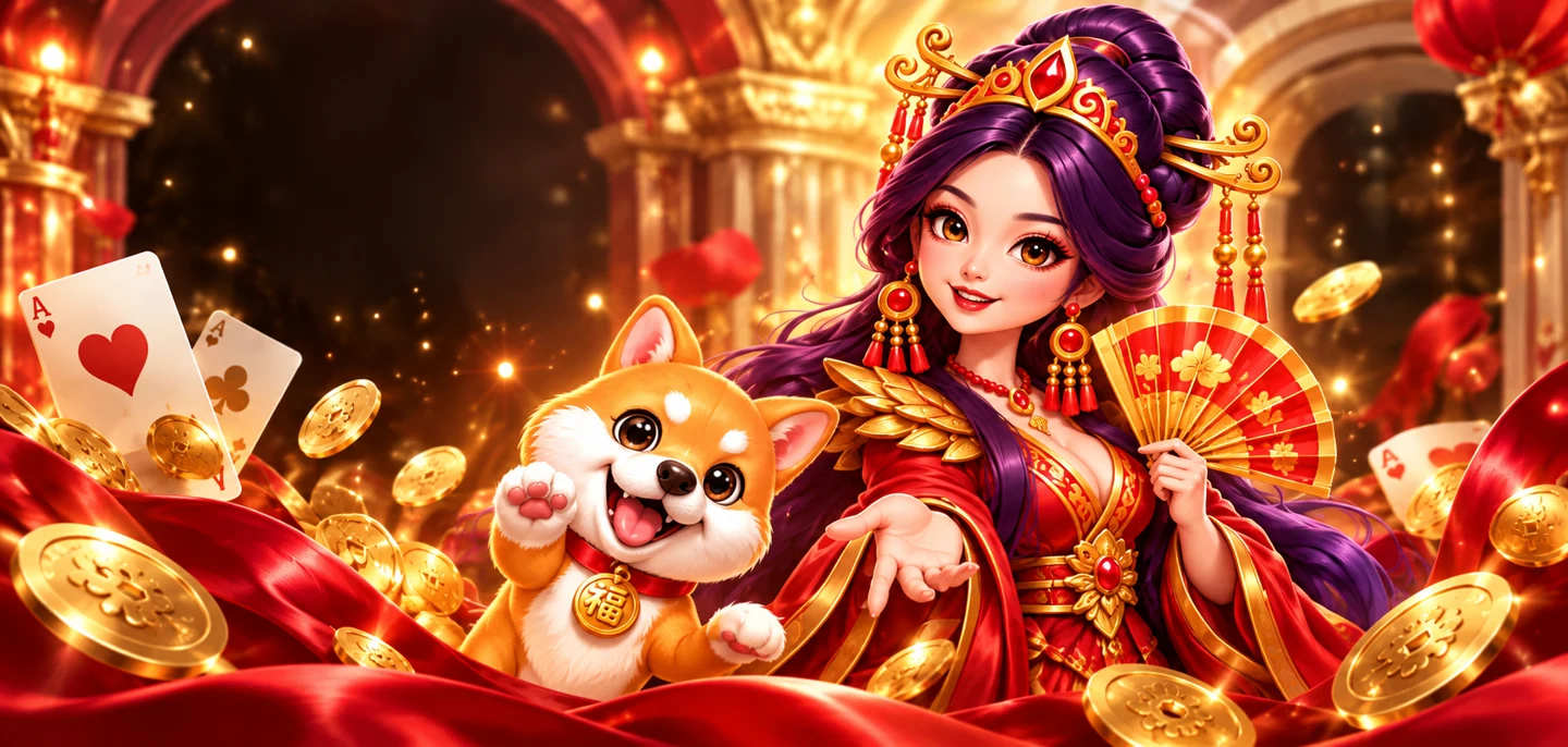 RSonline red and gold game lobby